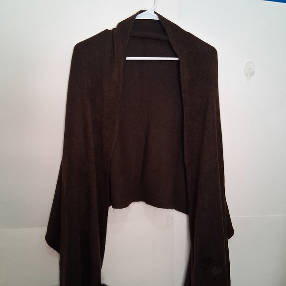 🧣Chic Deep Brown Women's Shrug - Picture 1 of 6